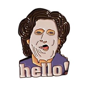Mrs Doubtfire Face Pin Badge