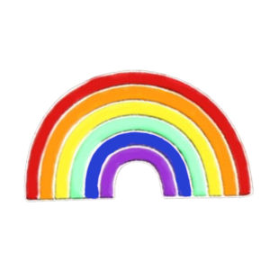 Rainbow Pride Flag Pin Badge