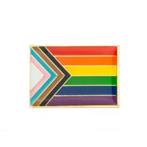 Rainbow Progress Pride Flag Pin badge