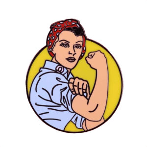 Rosie Femenist Pin Badge