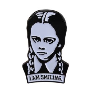 Wednesday Addams pin badge