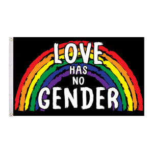 5' Love has no gender pride flag