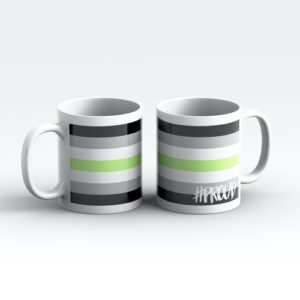 AGENDER #PROUD Pride Mugs Pair