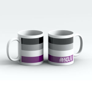 ASEXUAL #PROUD Pride Mugs Pair