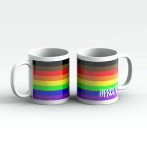 BAME RAINBOW #PROUD Pride Mugs Pair