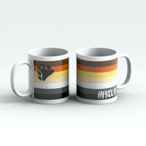 BEAR #PROUD Pride Mugs Pair