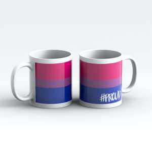 BISEXUAL #PROUD Pride Mugs Pair