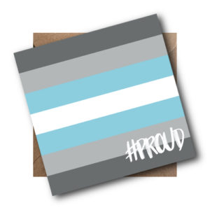 DEMIBOY PROUD CARD WITH ENVELOPE