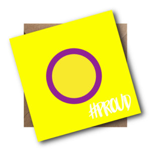 INTERSEX PROUD CARD WITH ENVELOPE