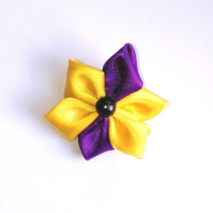 Intersex Flower Pin Badge