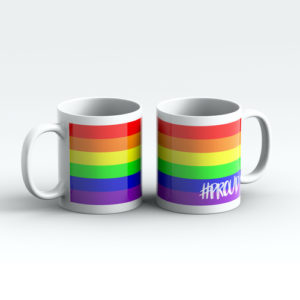 RAINBOW #PROUD Pride Mugs Pair