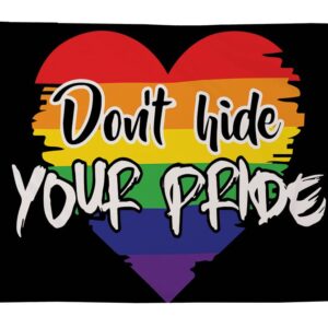 Don't Hide Your Pride Flag (5ft x 3ft) Premium Flag