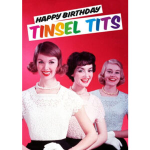 Tinsel Tits Card