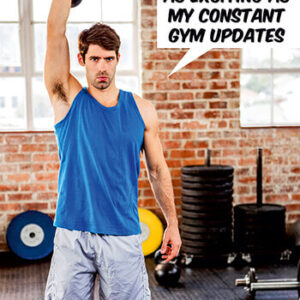 Hope Your Birthday Is As Exciting As My Gym Updates Card