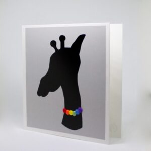 Gay Giraffe Card