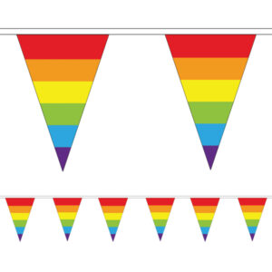 Gay Pride Rainbow Bunting 12 Metres
