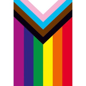 Progress Pride Flag Fridge Magnet