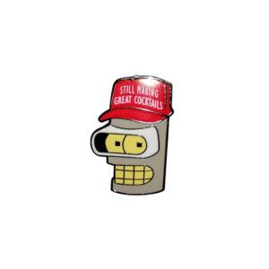 Bender Making Great Cocktails Pin Badge