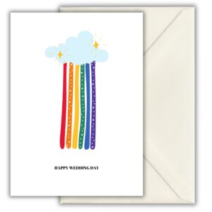Happy Wedding Day Rainbow – Gay Wedding Card