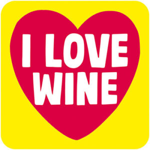I Love Wine Coaster