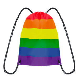 Rainbow Gay Pride Drawstring Bag