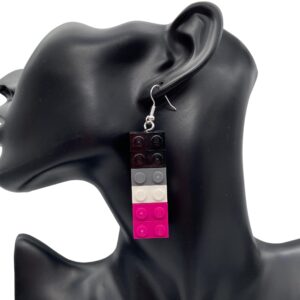 Asexual Lego® Brick Earrings