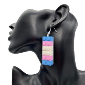 Transgender Lego® Brick Earrings