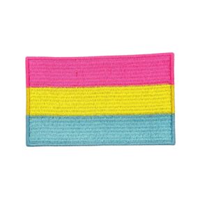 Pansexual Iron On Patches Rectangle Shape