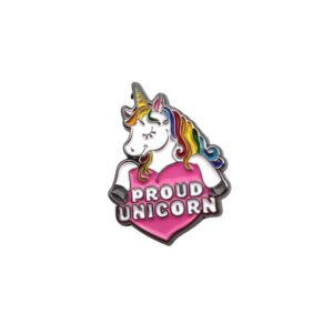 Proud Unicorn Enamel / Metal Pin Badge
