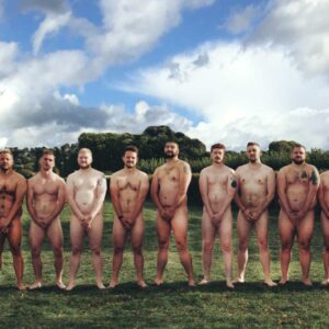 The Naked Rugby Players 2023 Poster - Bristol Bisons
