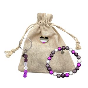 Handmade Love Drawstring Bag Asexual Wedding Favours x 10