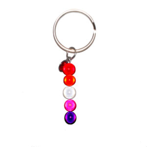 Lesbian Community Holographic Drop Keyring