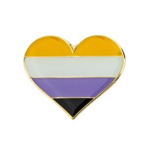 Non Binary Flag Pins