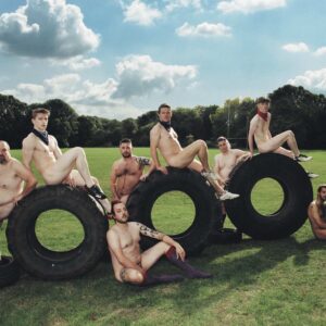 The Naked Rugby Players 2023 Poster - Northampton Outlaws