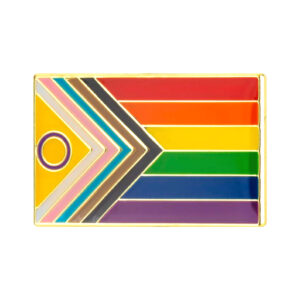 Intersex Progress Pride Rainbow Gay Pride Pin Badge