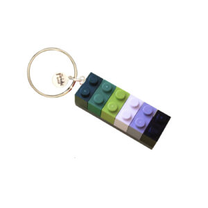 Aromantic Brick Keyring