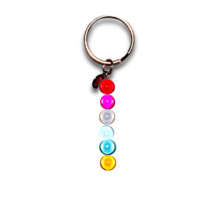 Genderflux Community Holographic Drop Keyring