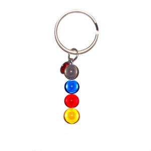 Polyamory Community Holographic Drop Keyring