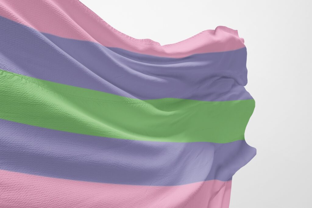 The trigender flag