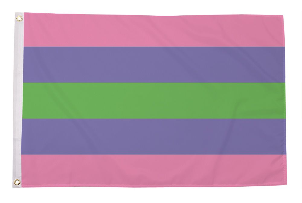 Trigender Pride Flag 5ft X 3ft Premium Flag THE PRIDE SHOP 