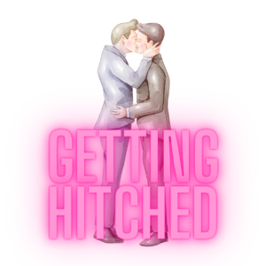 Gay Wedding Invite Getting Hitched Customised