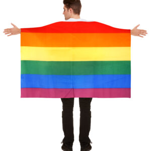 Gay Pride Rainbow Cape Adult Size