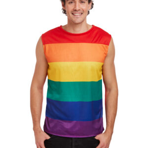 Gay Pride Rainbow Vest One Size