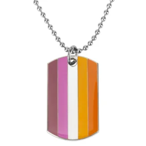 Lesbian Pride Dog Tag
