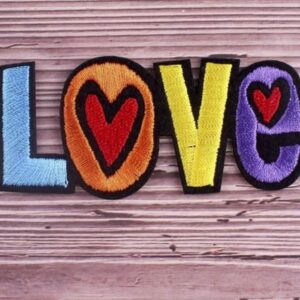 LOVE Iron On Patches