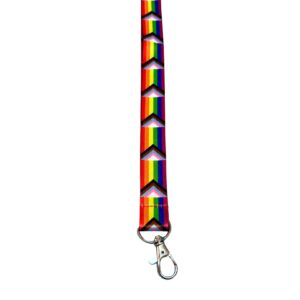 Progress Pride Rainbow Lanyard Wide