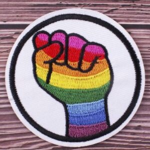 Rainbow Fist Iron On Patches
