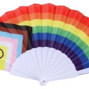 Intersex Inclusive Progress Pride Hand Fan