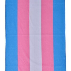 Lightweight Transgender Pride Flag Beach Travel Towel 70cm x 140cm