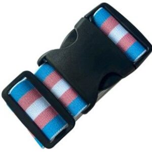 Transgender Pride Luggage Elasticated Strap 5cm x 200cm